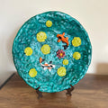 Koi Pond Decorative Plate – Handmade Air Dry Clay | 24cm | Wall Art & Table Centrepiece