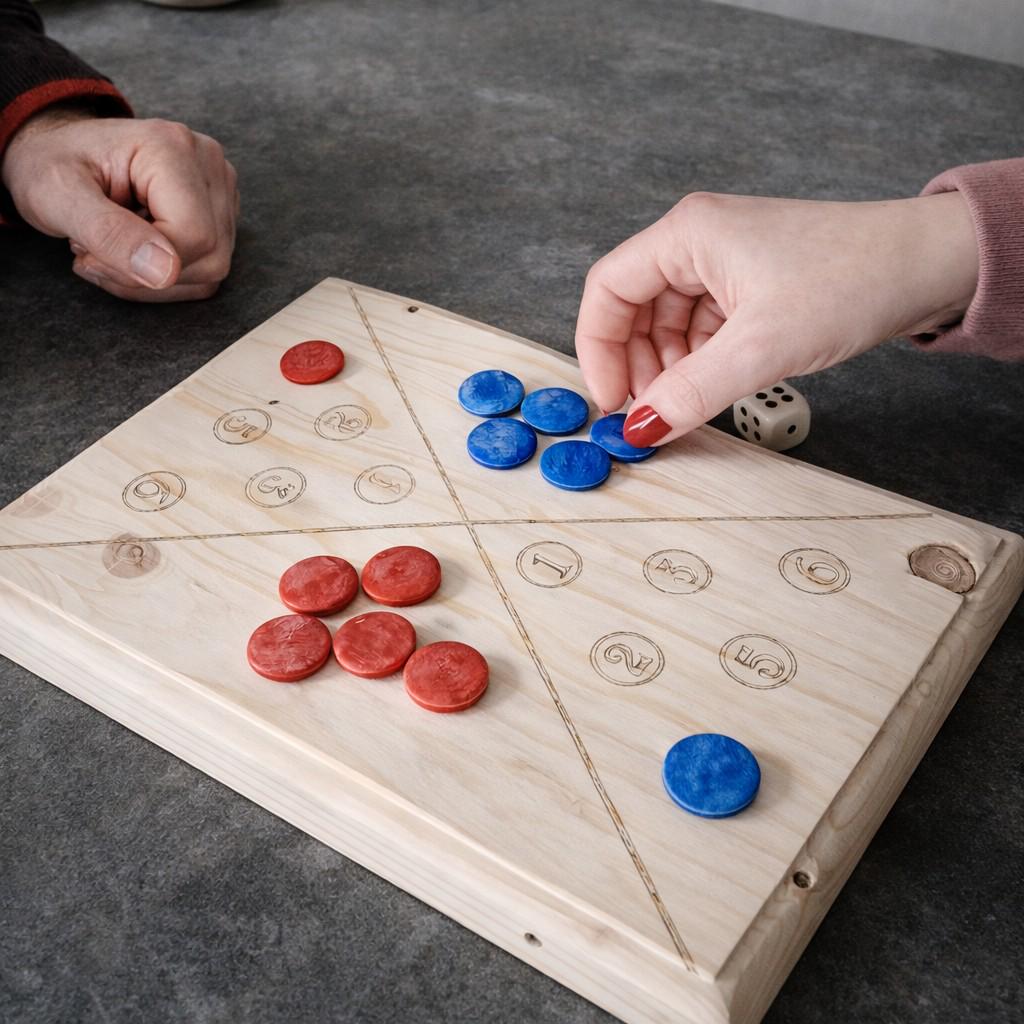 Numerical Triangle Wooden Game