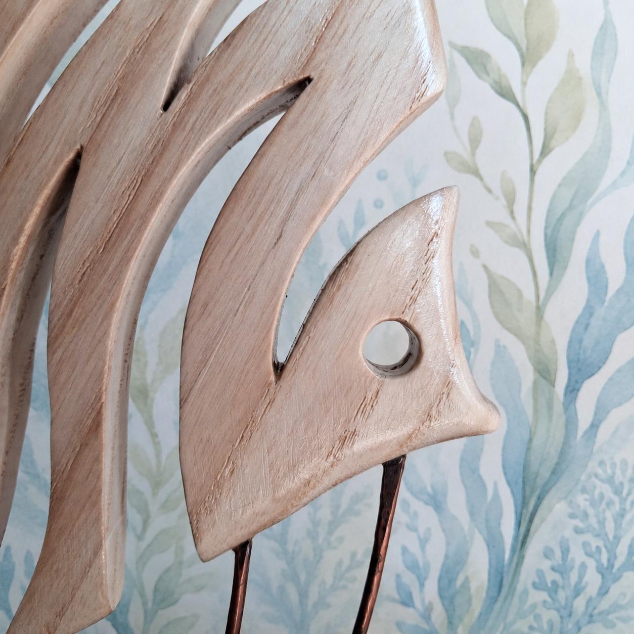 Wooden Fish Sculpture