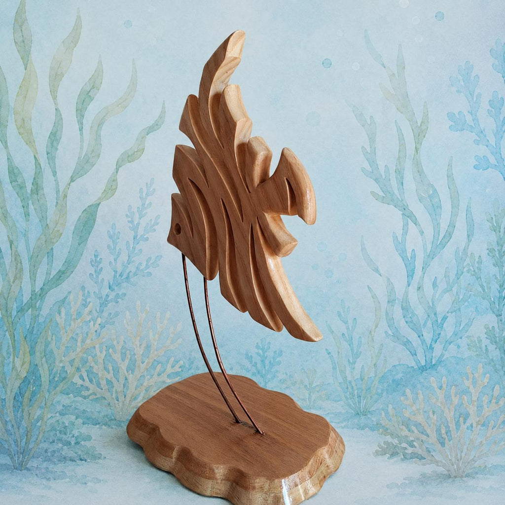 Wooden Fish Sculpture