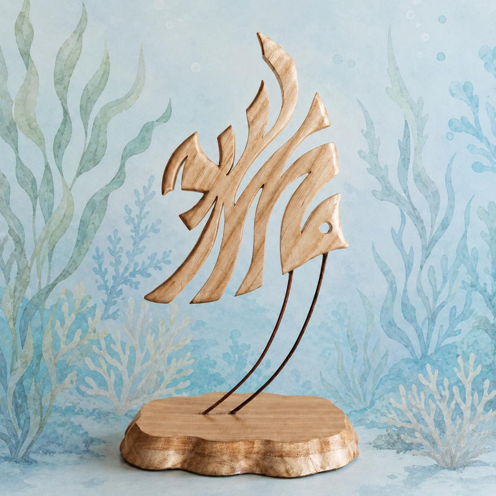Wooden Fish Sculpture