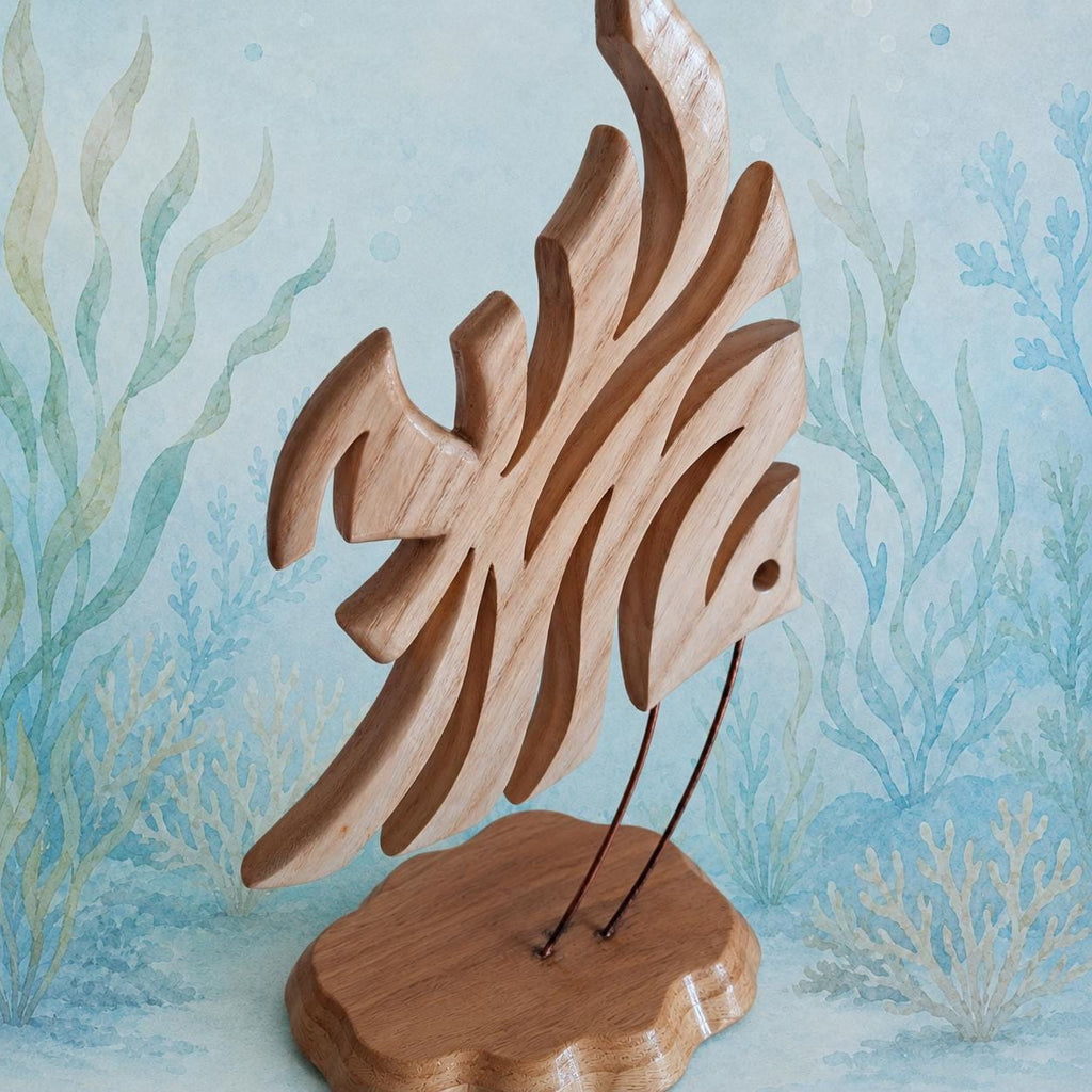 Wooden Fish Sculpture