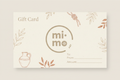 Cartão de Oferta MimoArt