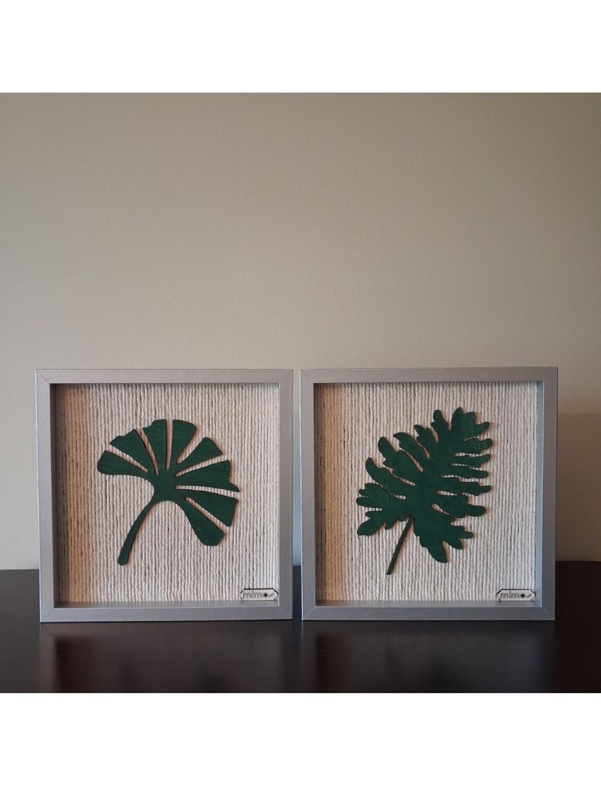 Conjunto Tropical Monstera e Leque Sagrado