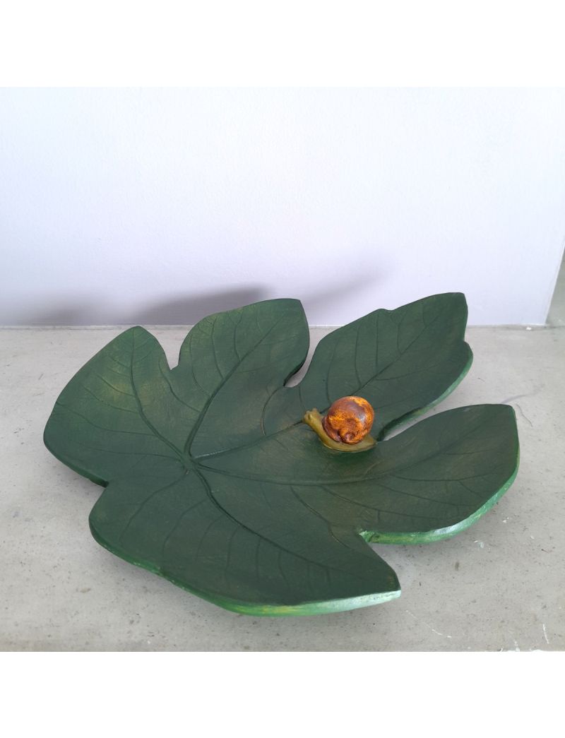 Base decorativa "Figueirada" com caracol